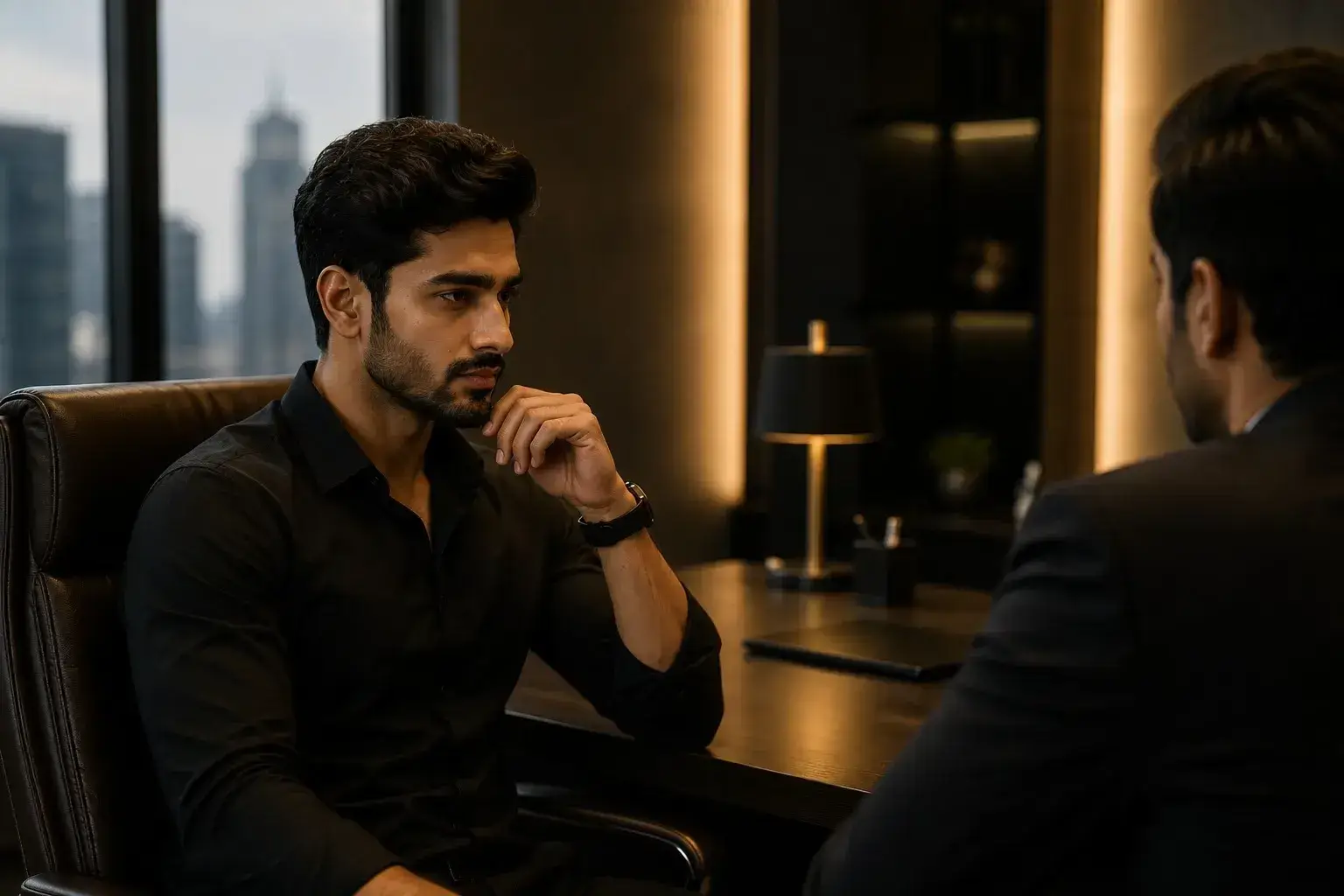 Indian man with presence — Invisible In The Room